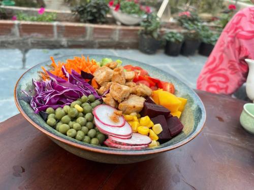 Mad i den private indkvartering eller i nærheden