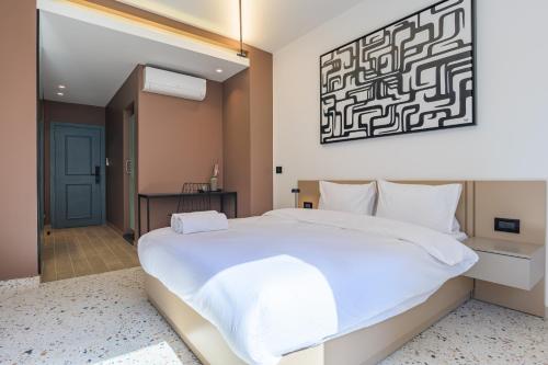 Katil atau katil-katil dalam bilik di Anoor Studios & Apartments in Gemmayze