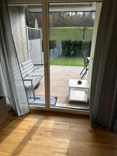 Posezení v ubytování Ferienhaus an der Schwarz ZH