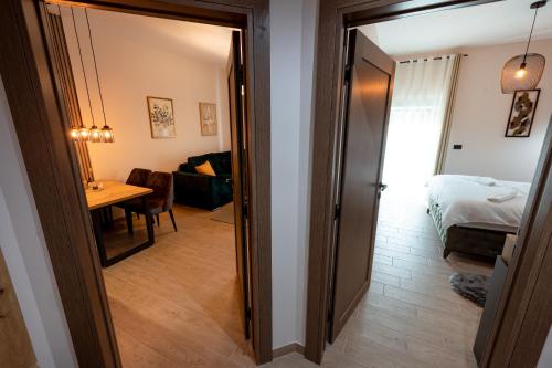 Top Zlatar Apartmaniにあるベッド