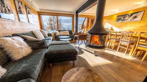 Chalet Deux Tetes - Magnifique chalet équipé pour 14 personnes situé dans le quartier des 2 têtes vue inoubliable proche des pistes MAE-0351
