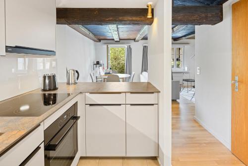 Kuchyň nebo kuchyňský kout v ubytování ARISER - Zug Old Town Suites