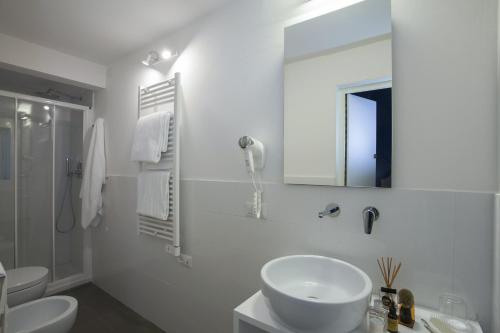Koupelna v ubytování Hotel Il Sole