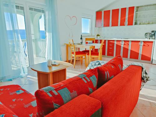 Apartments and rooms with a swimming pool Senj - 23592