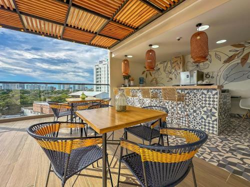Uma varanda ou terraço em Hotel Amor de Mae