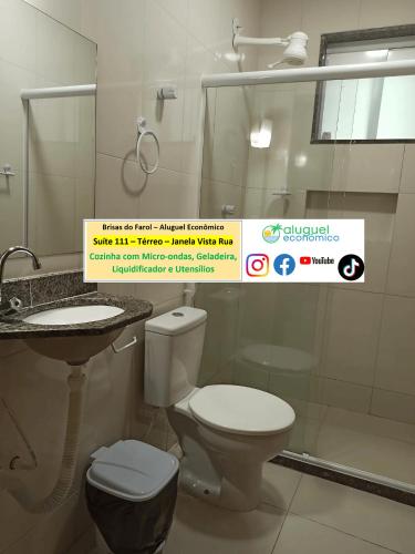 Bilik mandi di Arraial do Cabo - Brisas do Farol - Aluguel Econômico