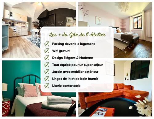 Photo de la galerie de l'établissement Gîte de l'Atelier- Wifi Parking Jardin - CLG Savoie, à Saint-Pierre-dʼAlbigny