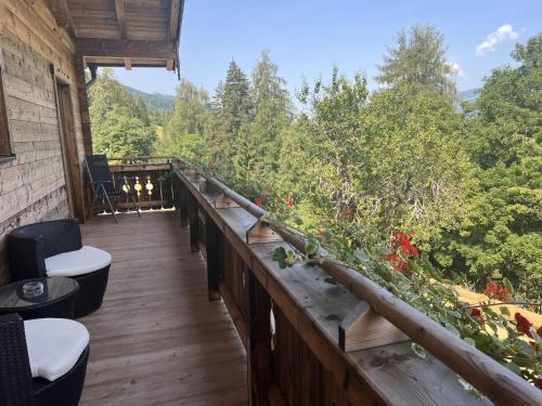 Balkón nebo terasa v ubytování Holiday Home Hettegg Lehen by Interhome