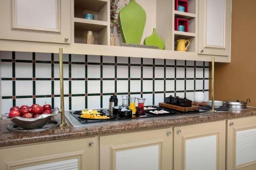 Kuchyň nebo kuchyňský kout v ubytování Hilton Garden Inn Fredericksburg