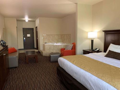 Ein Bett oder Betten in einem Zimmer der Unterkunft Radisson Hotel River Falls
