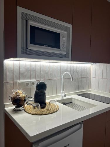 Dapur atau dapur kecil di Sol de Zafra Estudio