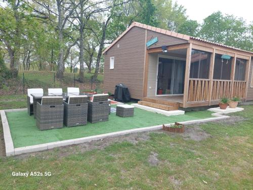 La cabane 27 ~ Chalet cosy au bord du lac de Peyre