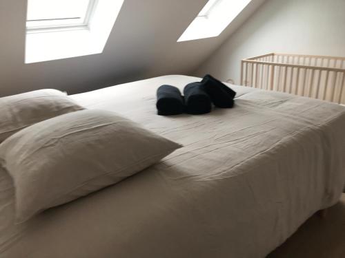 Ένα ή περισσότερα κρεβάτια σε δωμάτιο στο Duplex LOUIS