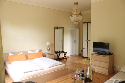 Ένα ή περισσότερα κρεβάτια σε δωμάτιο στο Hotel Villa Sommer