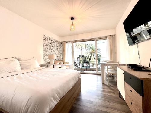 30m2 vue mer terrasse à 1min des plages