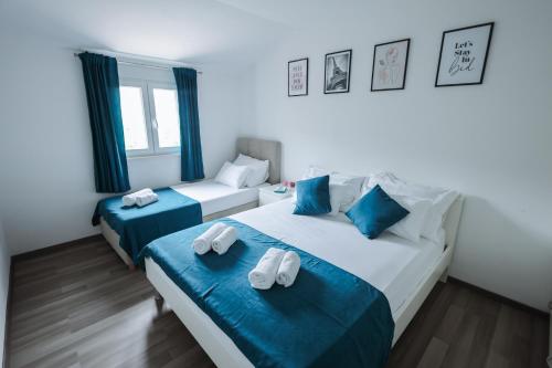 Katil atau katil-katil dalam bilik di House Relax and Have Fun - for big groups