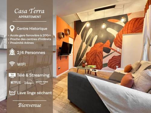 Appartement à deux pas des arènes