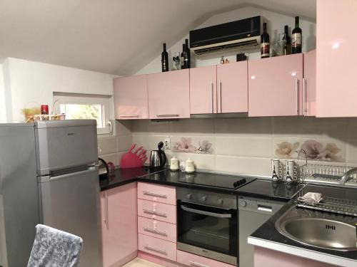 Køkken eller tekøkken på Urban Apartment
