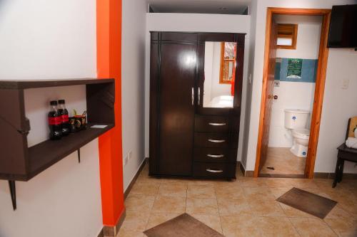 Koupelna v ubytování Hotel Campestre Inaoska Ecospa