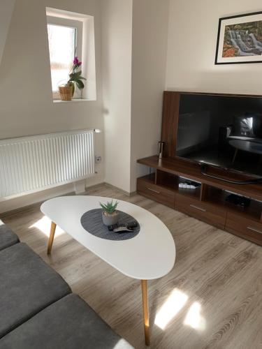 Μια τηλεόραση ή/και κέντρο ψυχαγωγίας στο Apartmánový byt 2