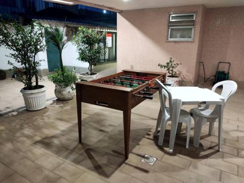 Χώρος καθιστικού στο Apartamento no Alto com vaga