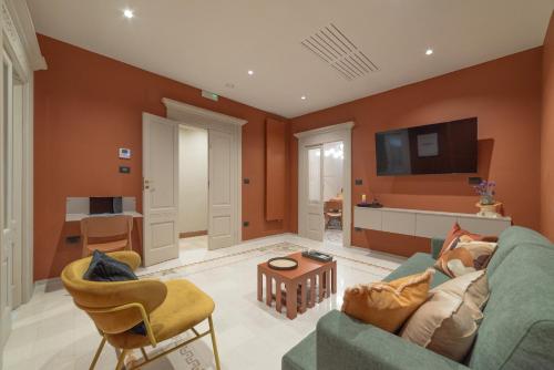 TV a/nebo společenská místnost v ubytování Loft 216