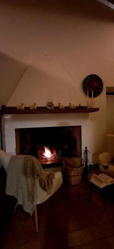 Posezení v ubytování La Quercia e il Castagno Country & Relax