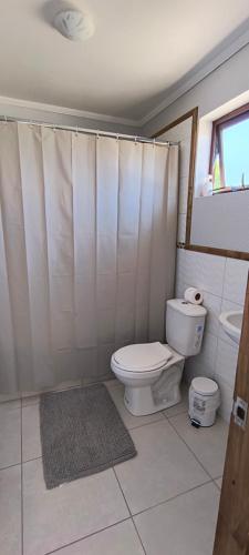 Koupelna v ubytování Casa Encino