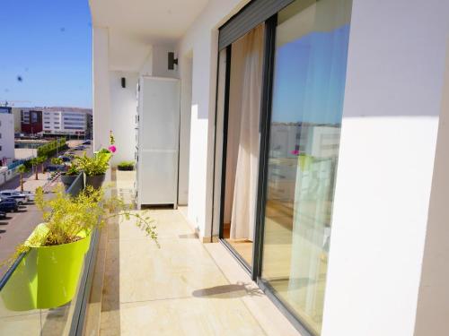Balkón nebo terasa v ubytování Geronticus apartment