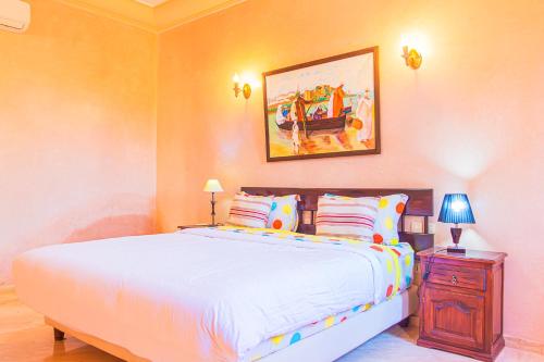 Postel nebo postele na pokoji v ubytování Villa 36 Amelkis - Pool & Garden