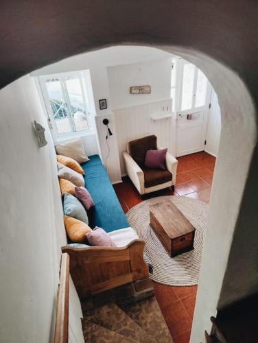 Posezení v ubytování Semi-detached house in the historic center - Lagos