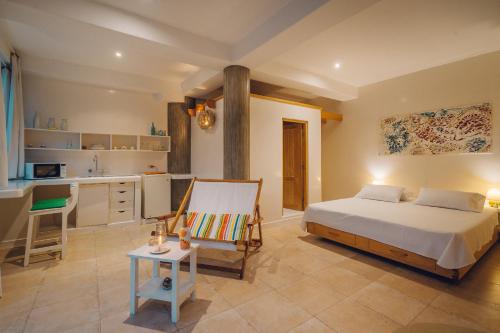 A kitchen or kitchenette at Sunset Mancora