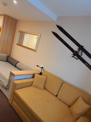 Posezení v ubytování GALA Kop Apartman