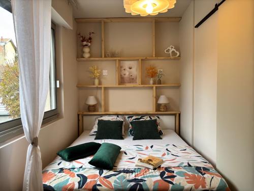 Postel nebo postele na pokoji v ubytování Physalis - Studio - 1 lit - 2 personnes