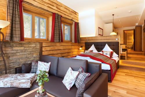 Posezení v ubytování Genusshotel Vermala Montafon