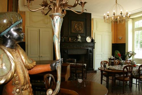 Posezení v ubytování Manoir De Montflambert