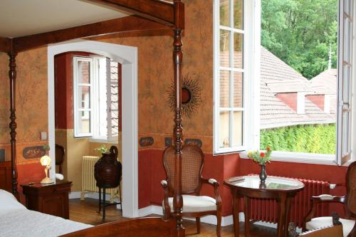 Posezení v ubytování Manoir De Montflambert