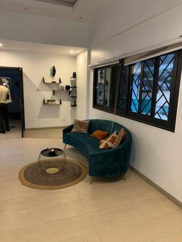 Studio Cozy au Point Eにあるシーティングエリア