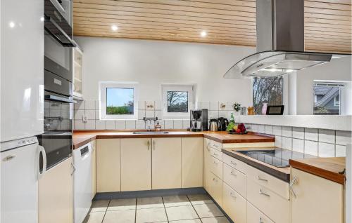 Dapur atau dapur kecil di Nice Home In Jerup With Wifi