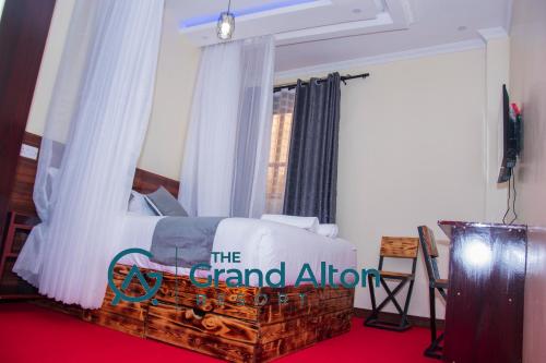 Posezení v ubytování The Grand Alton Resort Kisumu