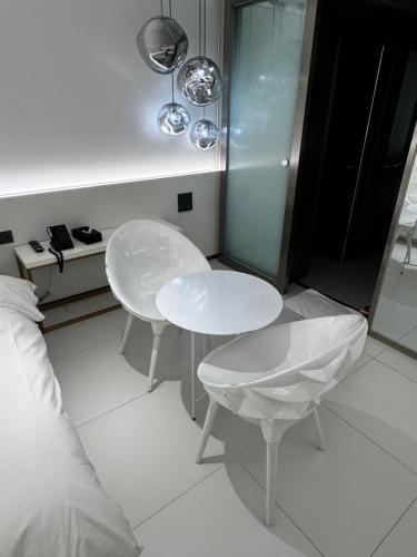 Χώρος καθιστικού στο Lesign Hotel