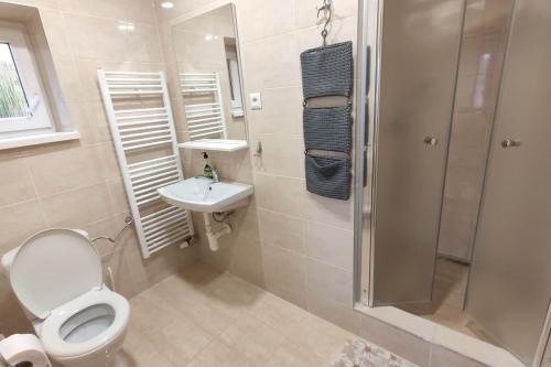 Koupelna v ubytování Apartmany Tatra Relax, Velky Slavkov