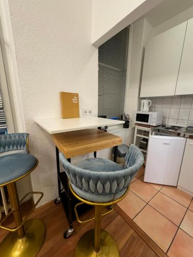Kuchyň nebo kuchyňský kout v ubytování Juwel am Rhein