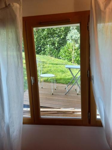 Balkón nebo terasa v ubytování Studio de l'orme