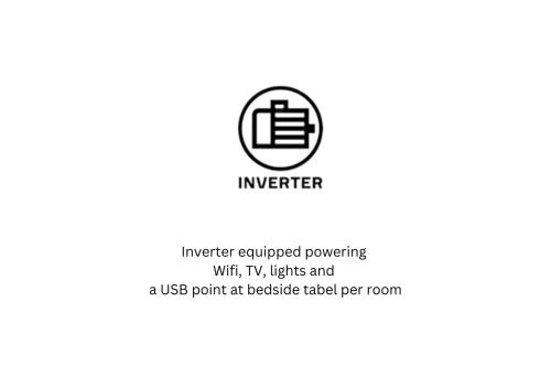 a diagram of the inverter equippedpoweredpoweredpowered with wwx lights and usb at De Zalze Lodge in Stellenbosch