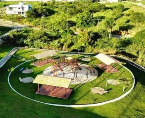 Ein Garten an der Unterkunft Casa em Jacumã