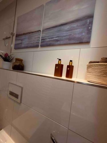Bilik mandi di Moderne Wohnung - ULM Stadtmitte