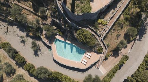 Bazén v ubytování Rocca d'Orcia Suites and Villas nebo v jeho okolí