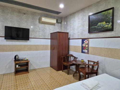 TV a/nebo společenská místnost v ubytování Thanh Tâm Hotel