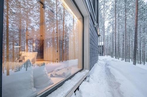 Arctic Design Villa Levi v zimě